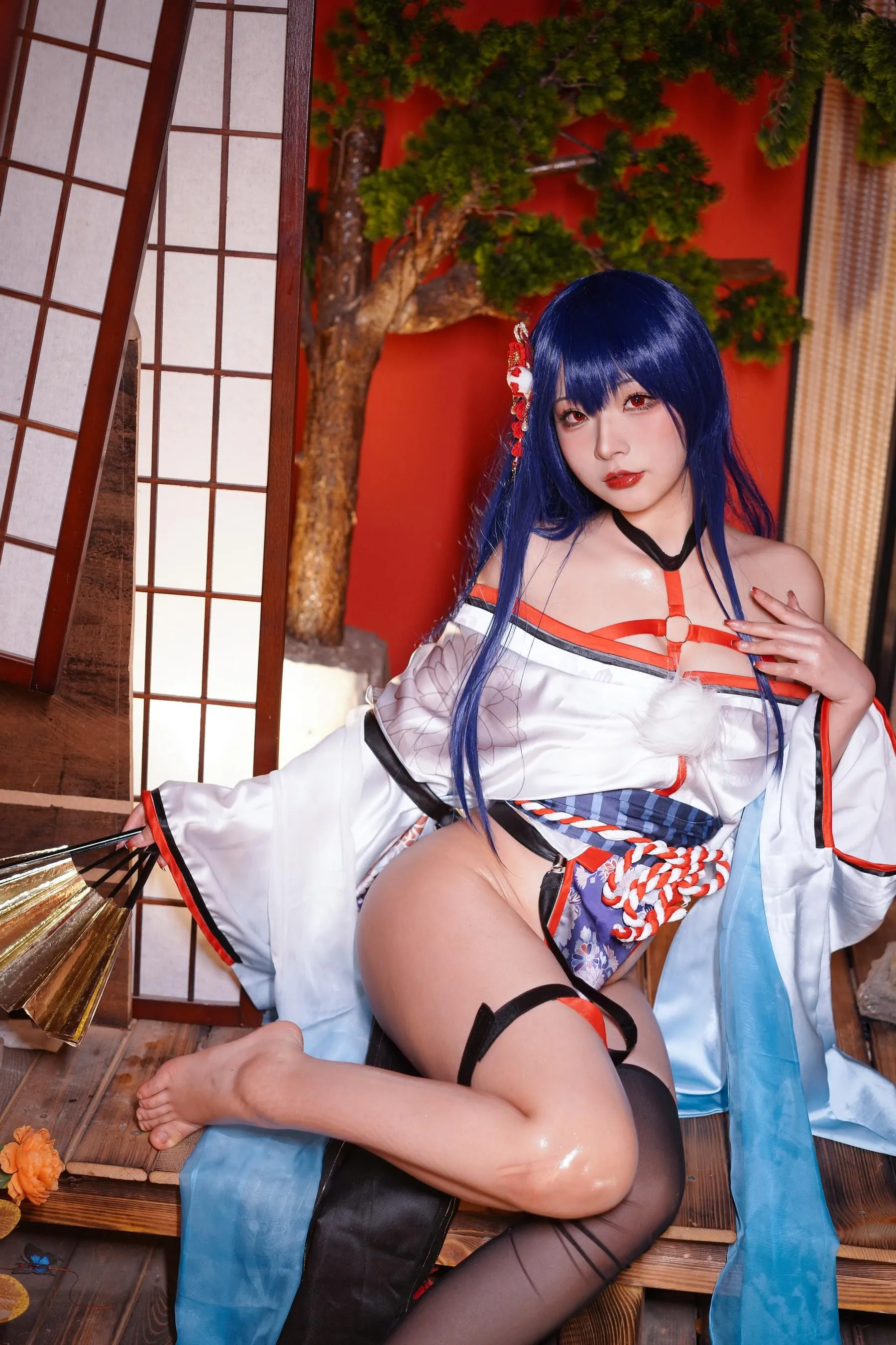 yuuhui玉汇 – NO.28 真子 和服抹油 [83P]插图6